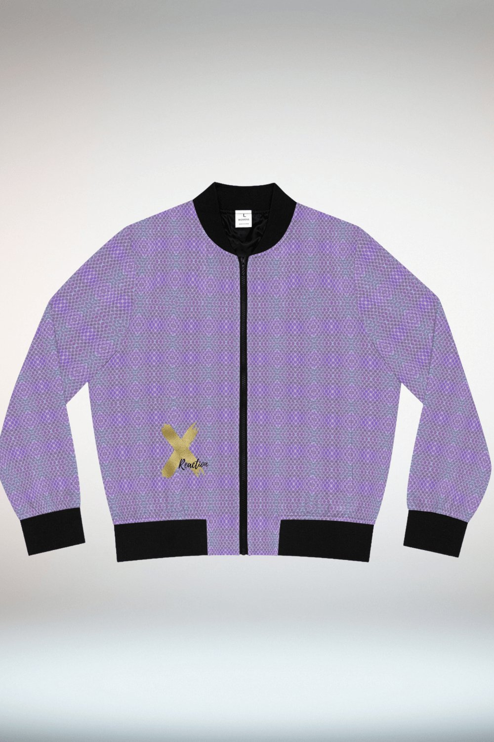 Purple X Reaction Bomber Jacket - TGC Boutique - Bomber Jacket