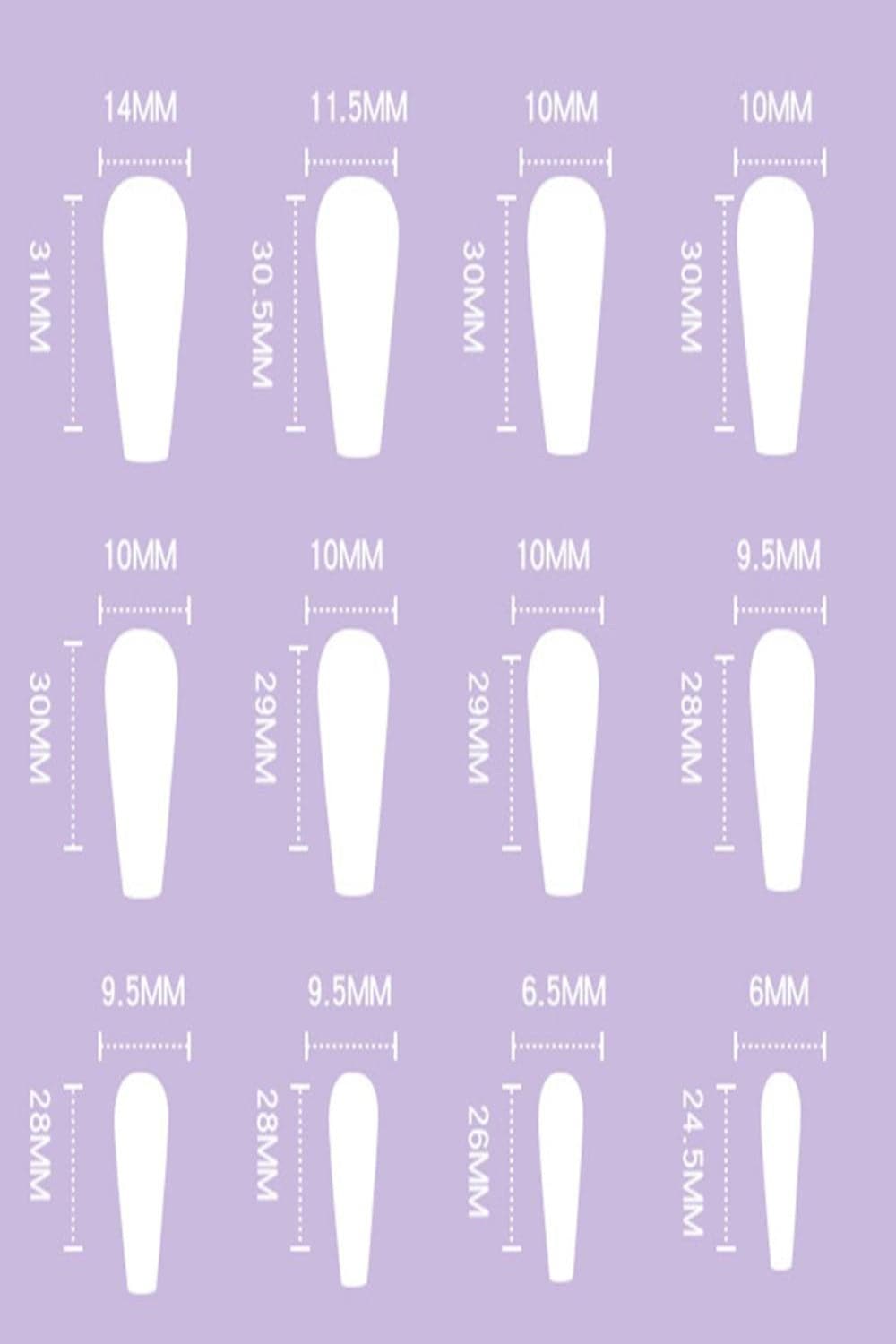 Rainbow Blue French Tip Wave Swirl Press On Nails Kit - TGC Boutique - Press On Nails