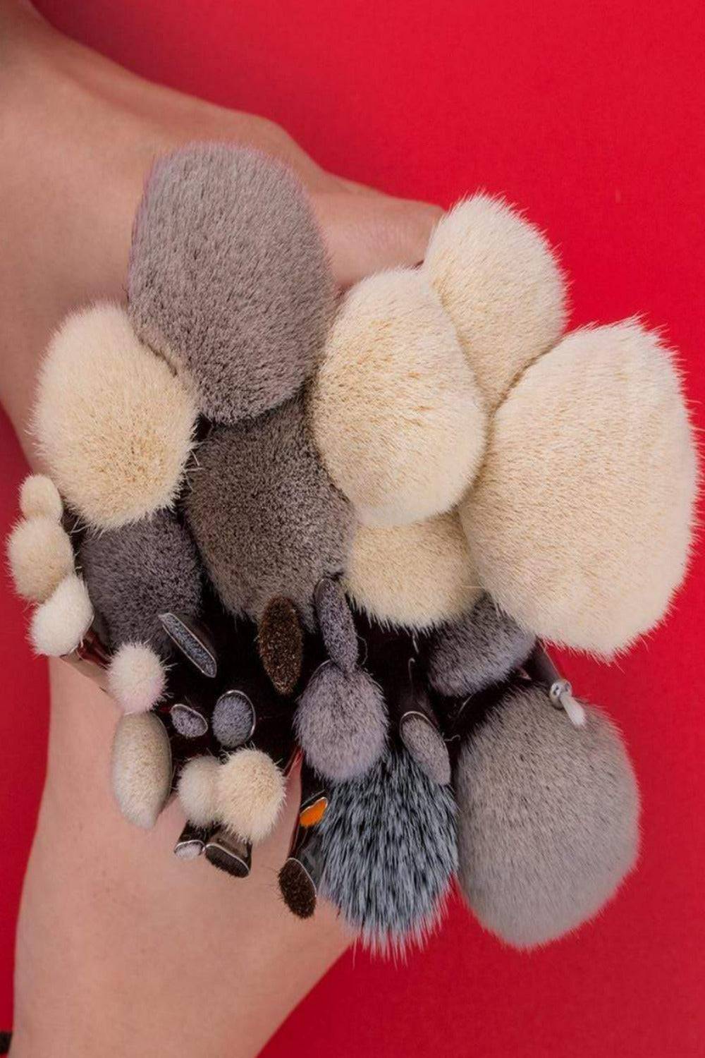 Red Professional Makeup Brush Set - TGC Boutique - Makeup Brush Set