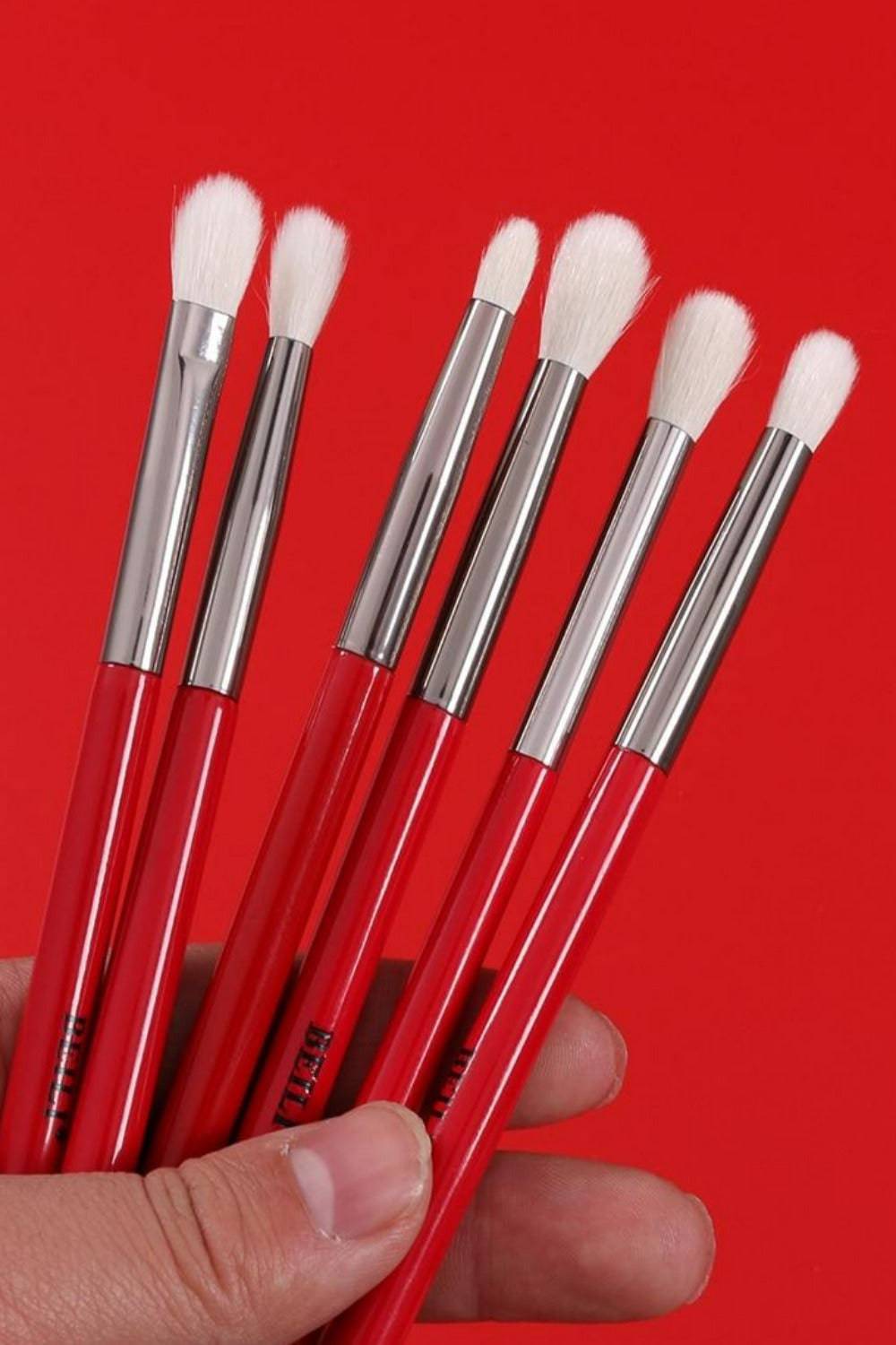 Red Professional Makeup Brush Set - TGC Boutique - Makeup Brush Set