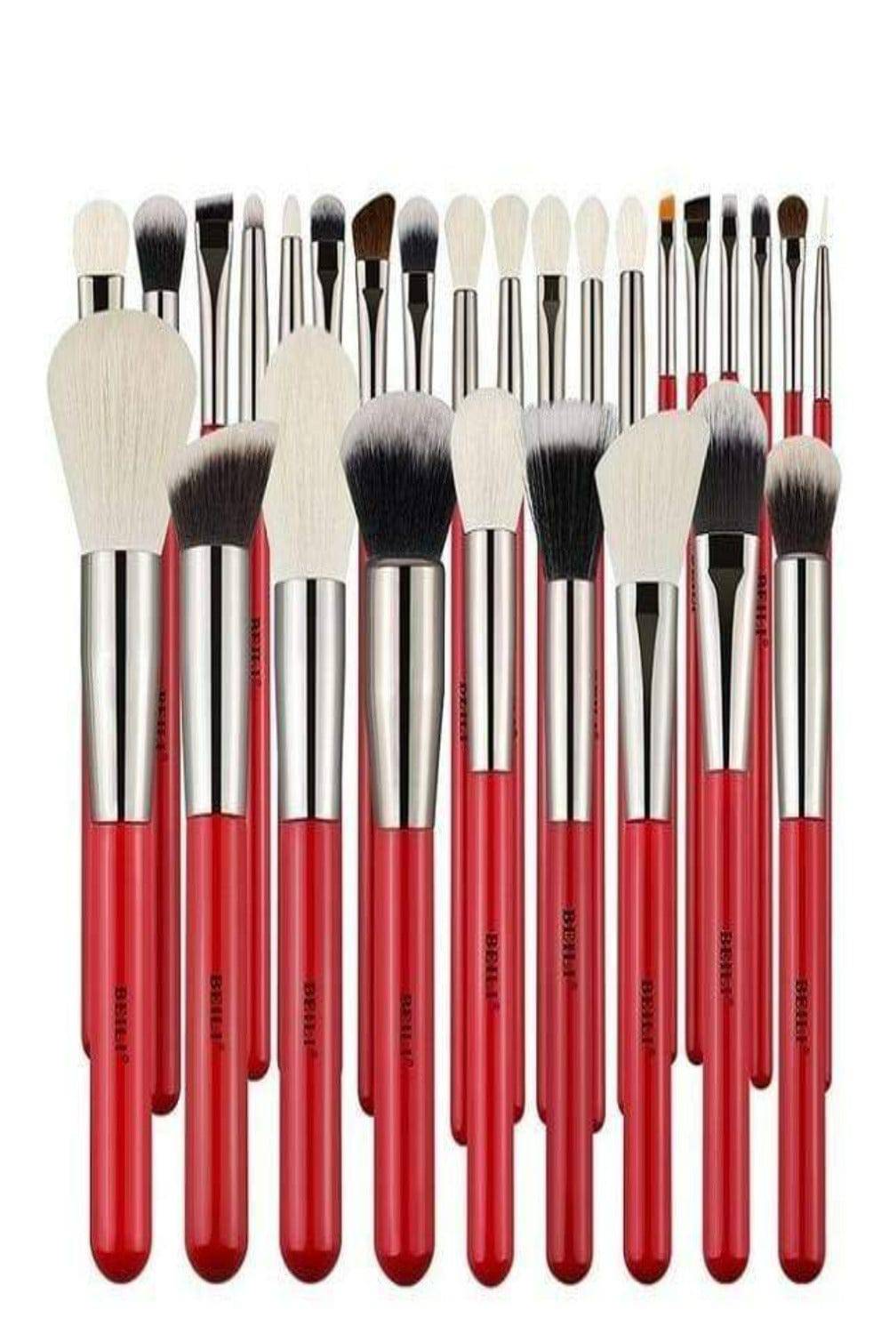 Red Professional Makeup Brush Set - TGC Boutique - Makeup Brush Set