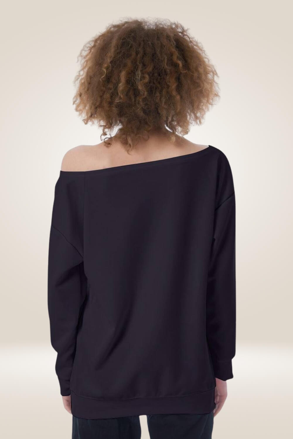 Skull Oversized Off The Shoulder Sweatshirt - TGC Boutique - Sweatshirt