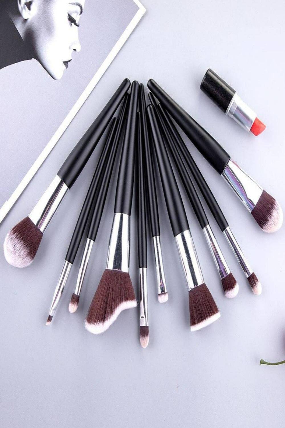 Soft Professional Makeup Brush Set With Bag - TGC Boutique - Makeup Brush Set