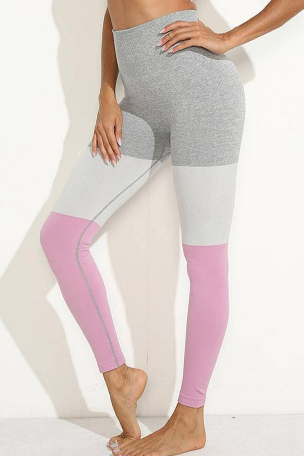 Squat Proof Patchwork Pink Workout Set - TGC Boutique - Activewear