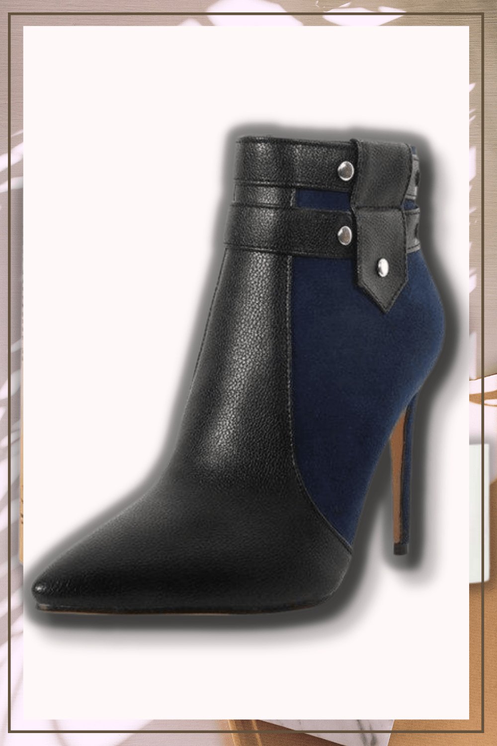 Stiletto High Heels Buckle Ankle Boots - TGC Boutique - Ankle Booties