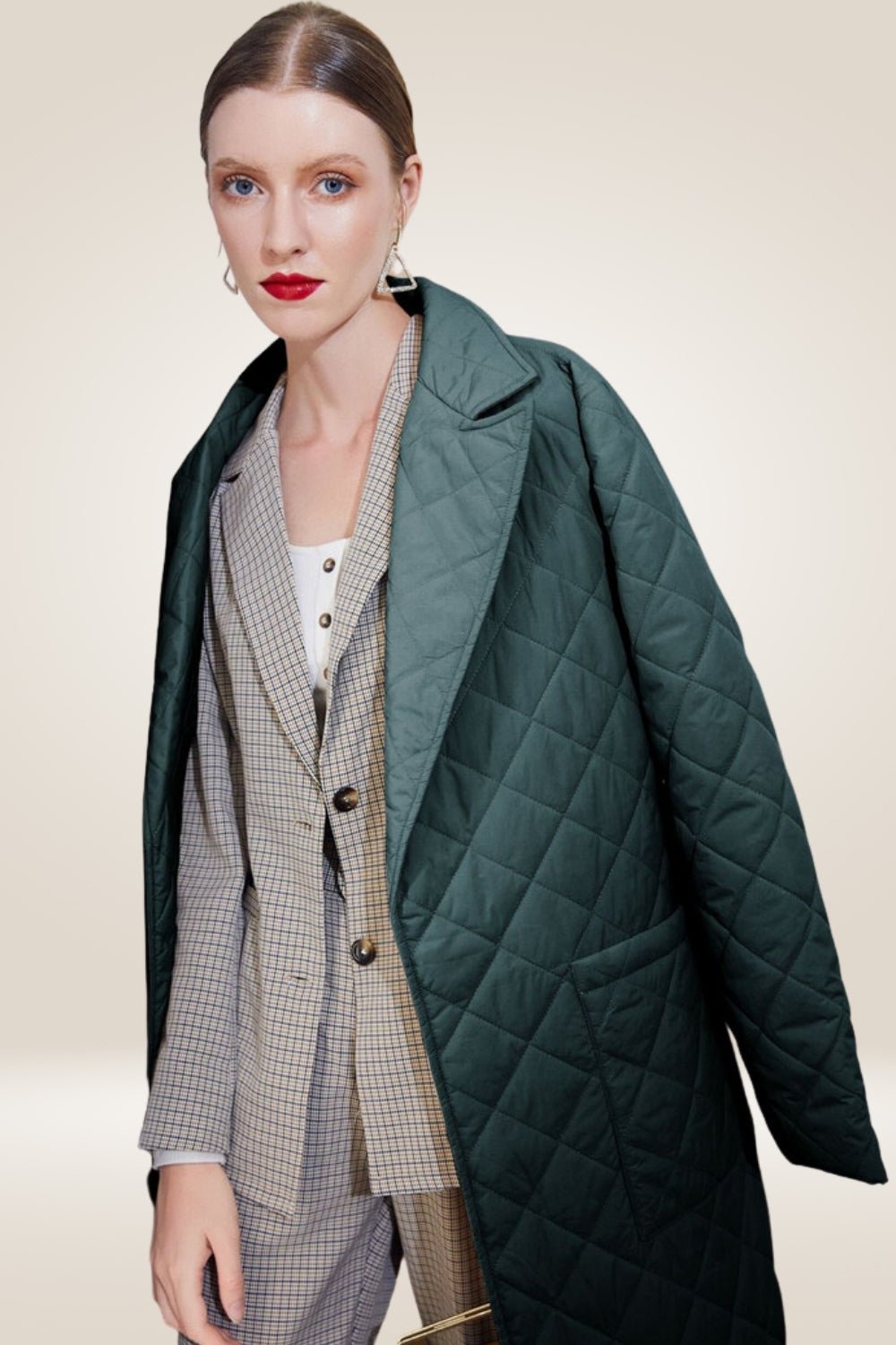 Tailored Long Parka Coat With Deep Pockets - TGC Boutique - Parka Coat