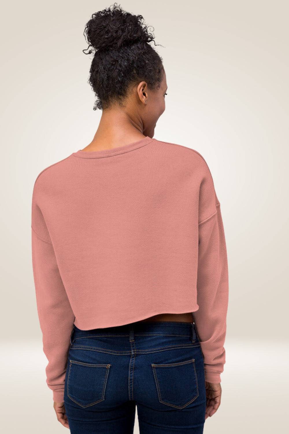 TGC X Reaction Pink Cropped Sweatshirt - TGC Boutique - Cropped Sweatshirt