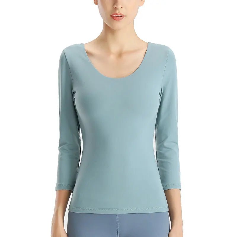 Tranquil Trio Mesh-Back Yoga Tops - TGC Boutique - Workout top