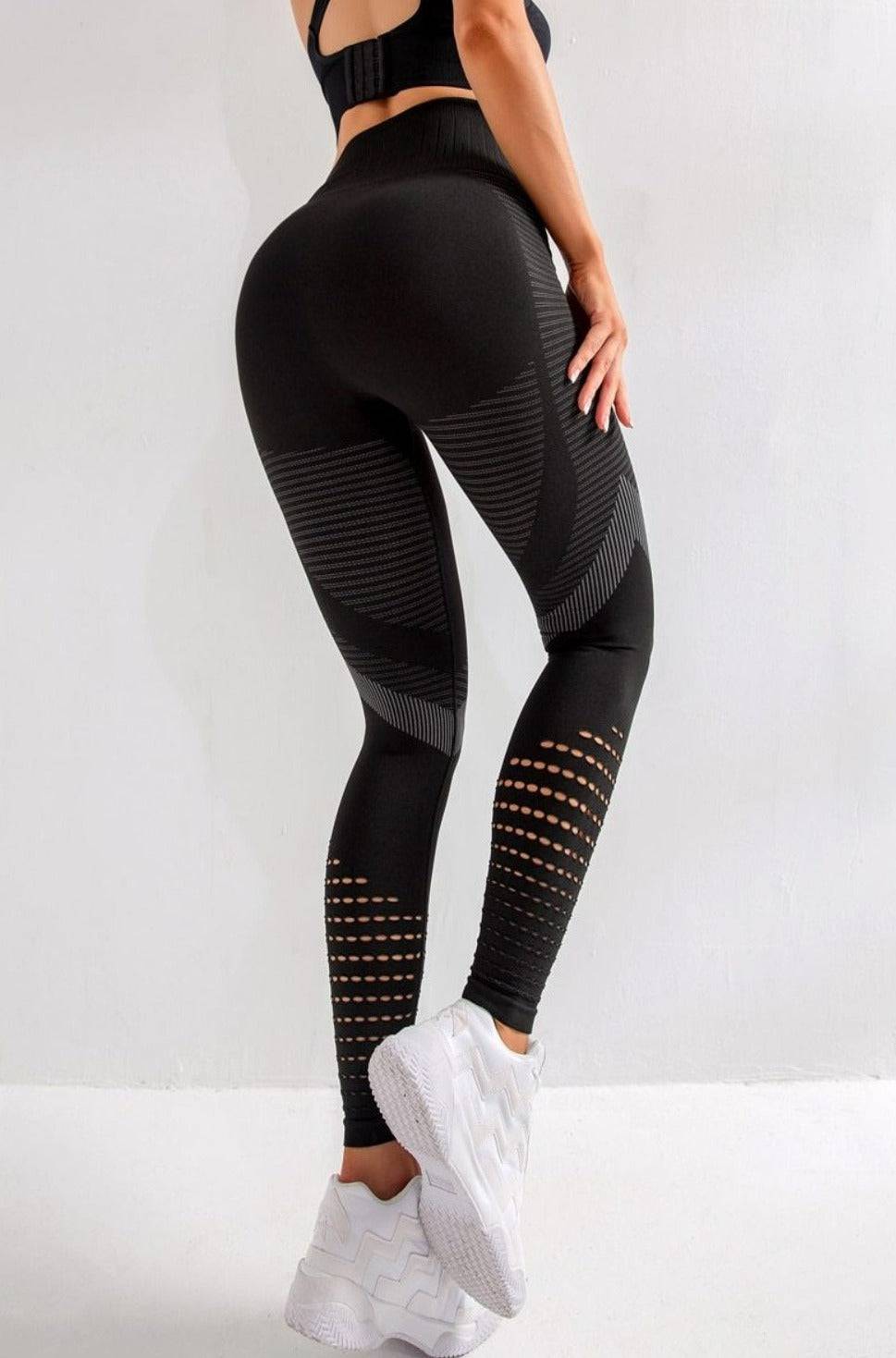 Tummy Control High Waist Seamless Leggings - TGC Boutique - Leggings