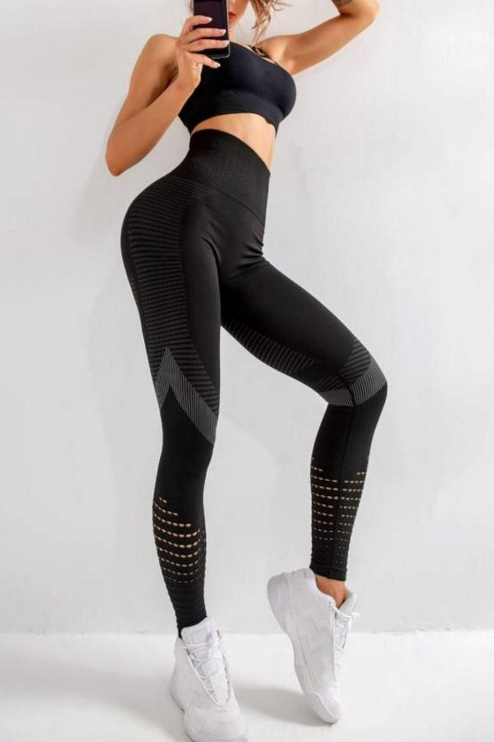 Tummy Control High Waist Seamless Leggings - TGC Boutique - Leggings