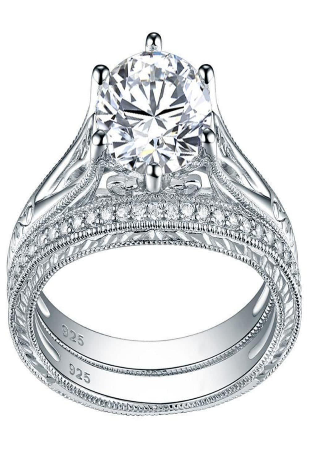 Vintage Love Sterling Silver Ring Set - TGC Boutique - rings