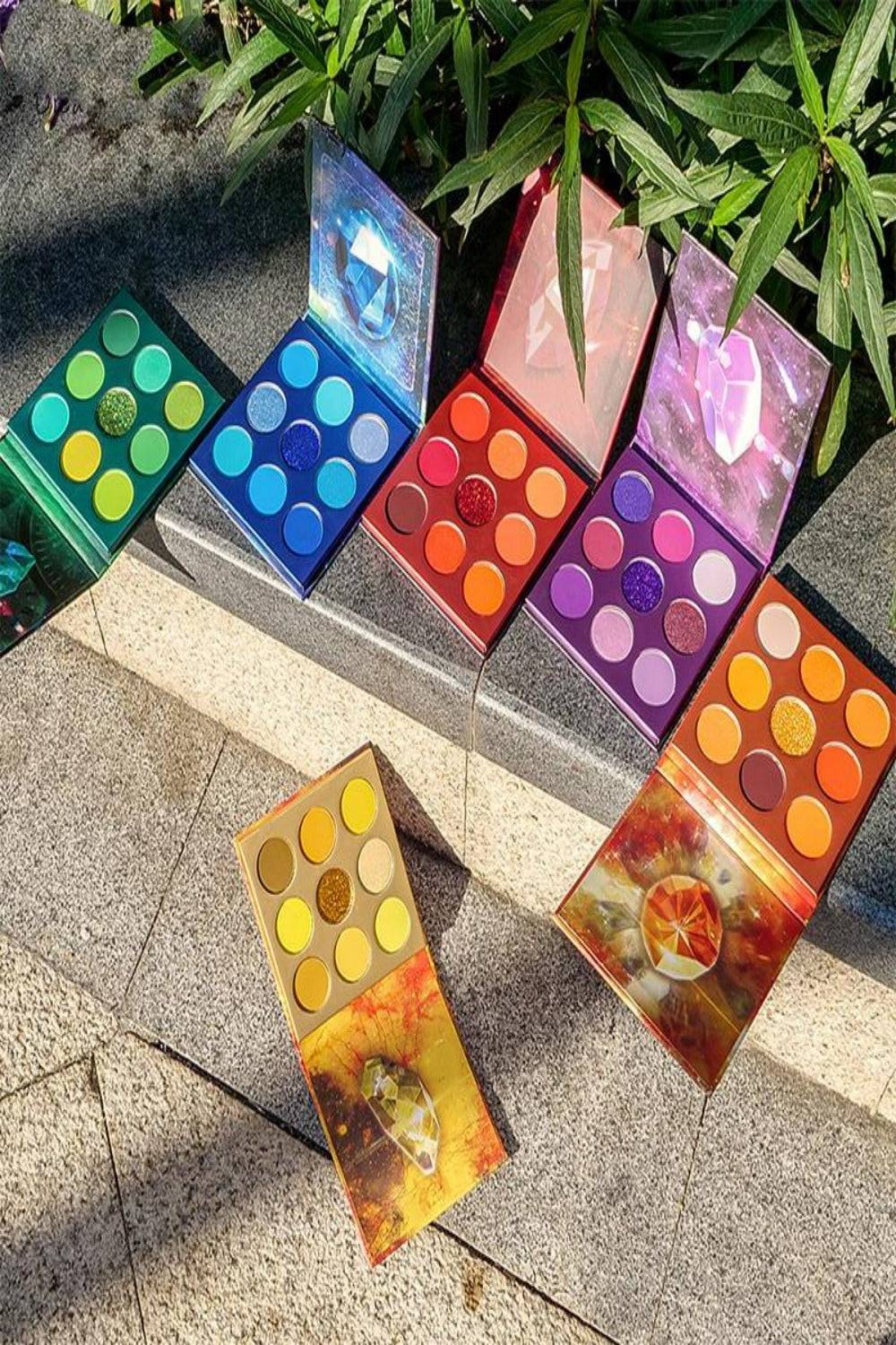 Waterproof Matte Glitter Eyeshadow Palettes - 6 Palette Pack - TGC Boutique - Eyeshadow Makeup