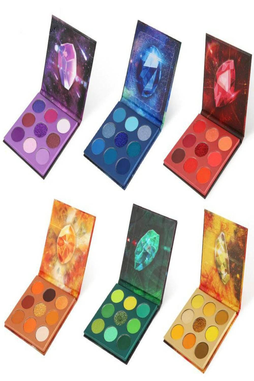 Waterproof Matte Glitter Eyeshadow Palettes - 6 Palette Pack - TGC Boutique - Eyeshadow Makeup