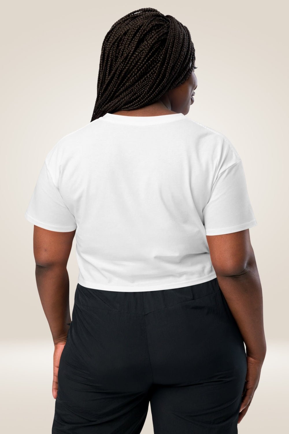 White Crop Top Leopard print Graphic "Mama" - TGC Boutique - Crop Top