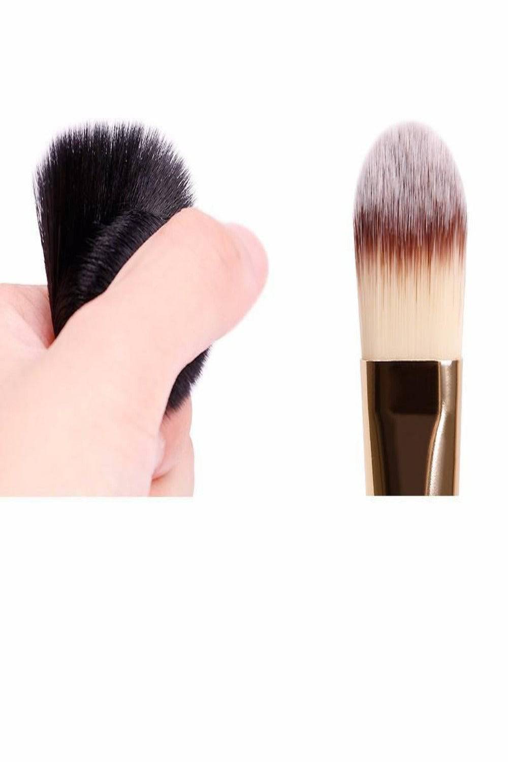 White Golden Professional Makeup Brush Set With Travel Bag - TGC Boutique - Makeup Brushes