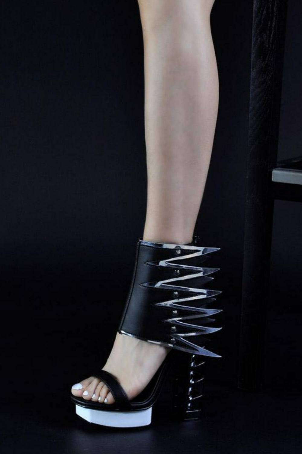 Winged You In High Chunky Heel Platform Sandals - TGC Boutique - Shoes