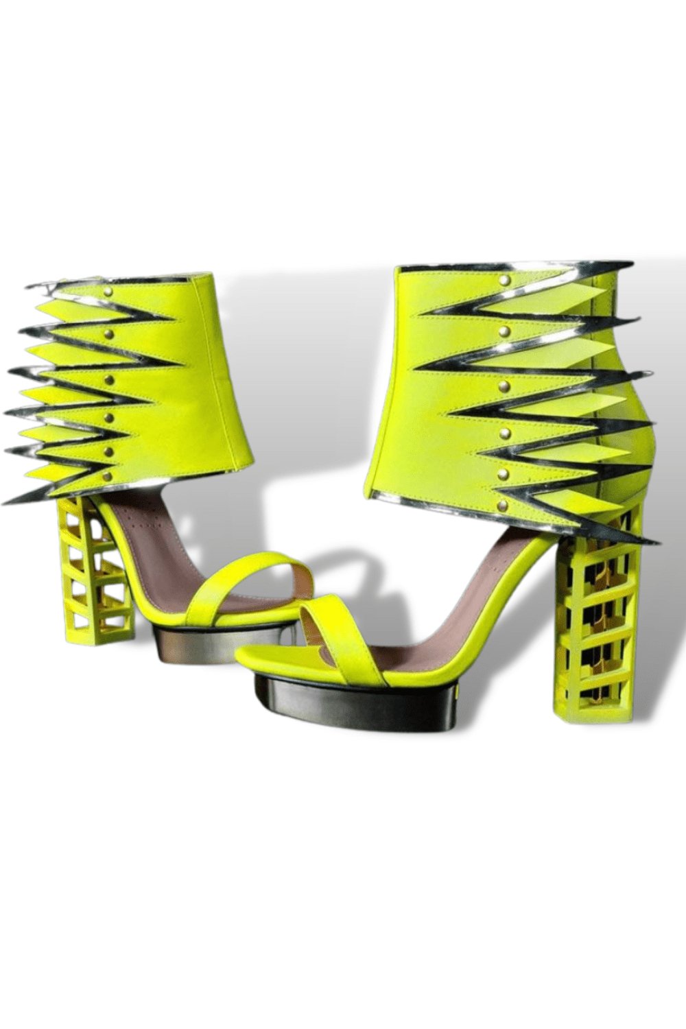 Winged You In High Chunky Heel Platform Sandals - TGC Boutique - Shoes