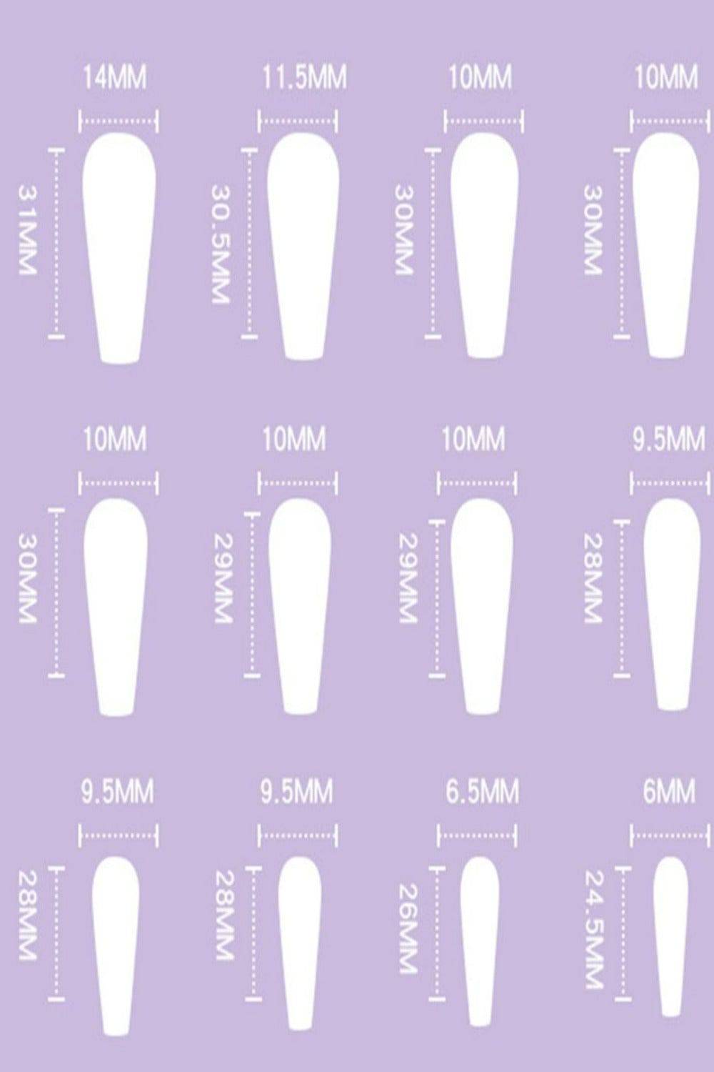 Yellow French Tip Wave Swirl Press On Nails Kit - TGC Boutique - Press On Nails