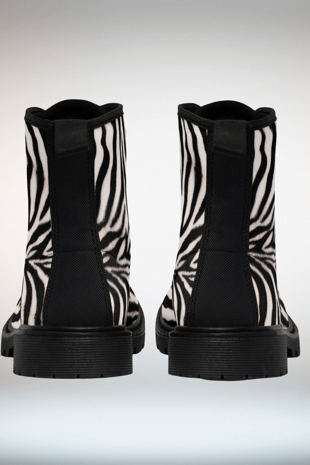 Zebra Print Lace Up Ankle Boots - Black Sole - TGC Boutique - Ankle Boots