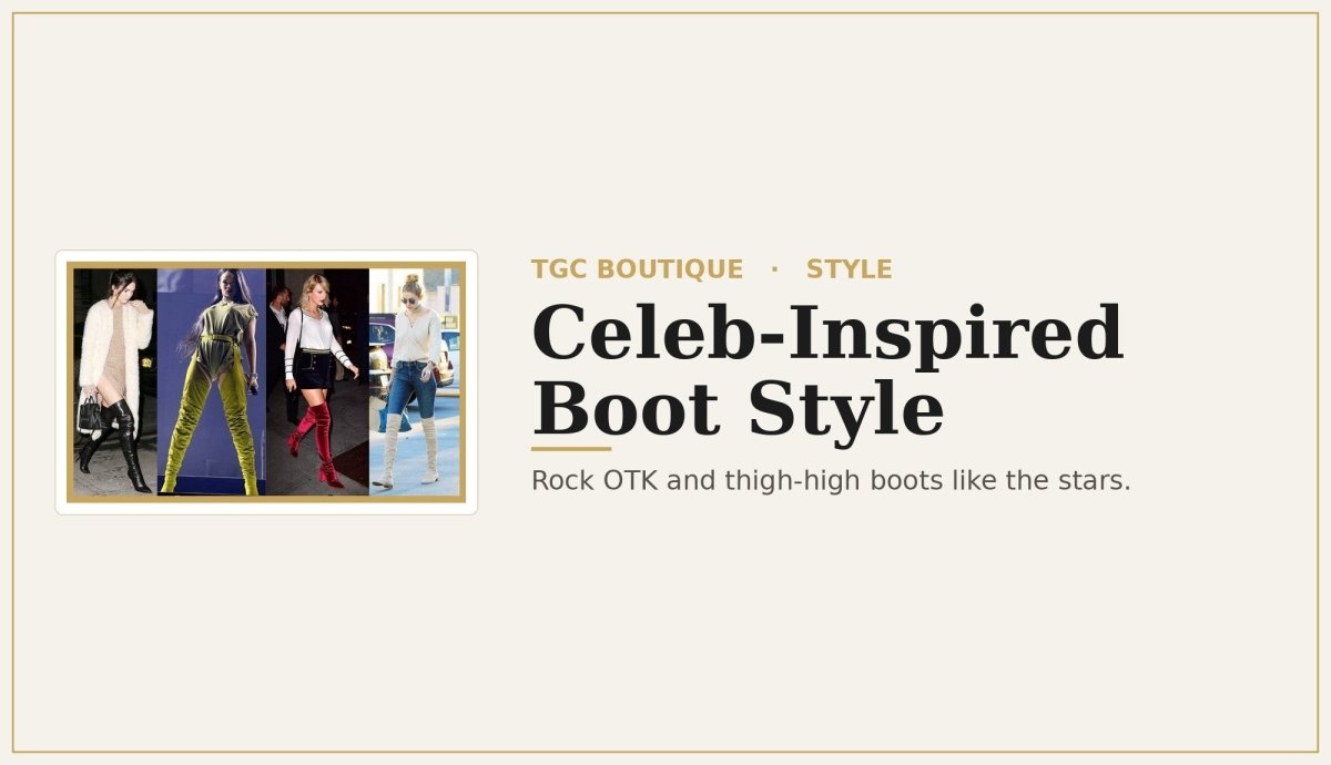 Celeb-Inspired Style: Rocking OTK and Thigh-High Boots Like the Stars - TGC Boutique