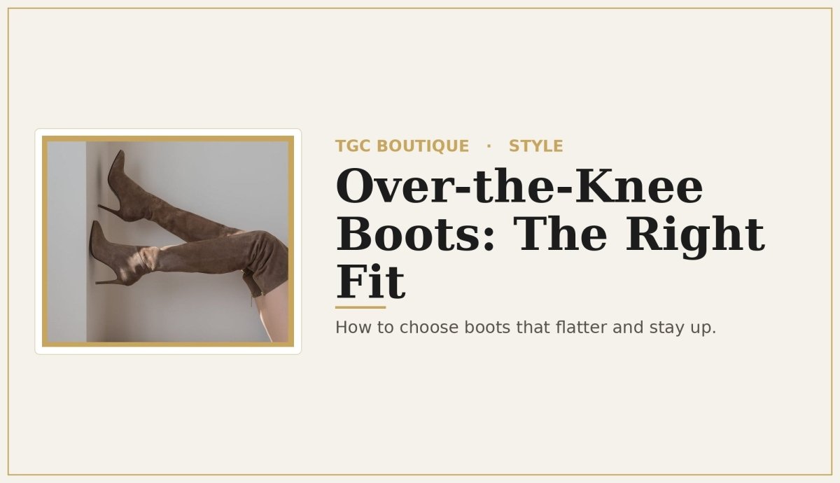 Over the Knee Boots: How To Choose the Right Fit? - TGC Boutique