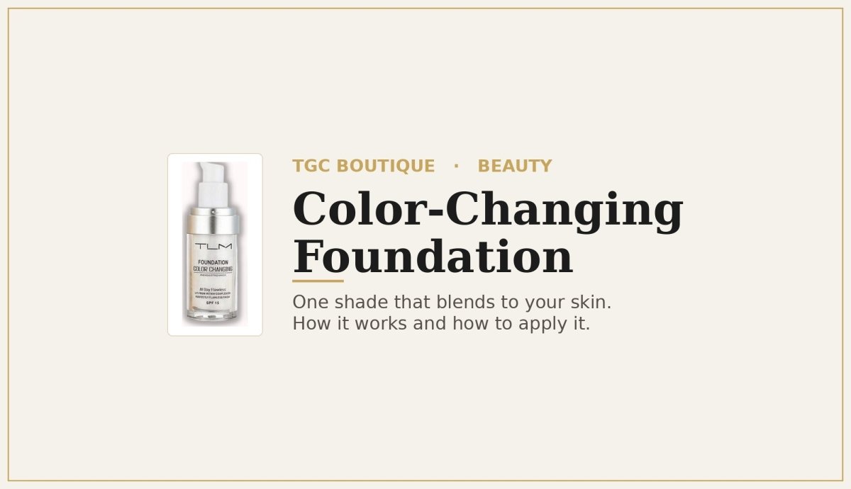 The Color Changing Foundation That Has Everyone Going Crazy! - TGC Boutique