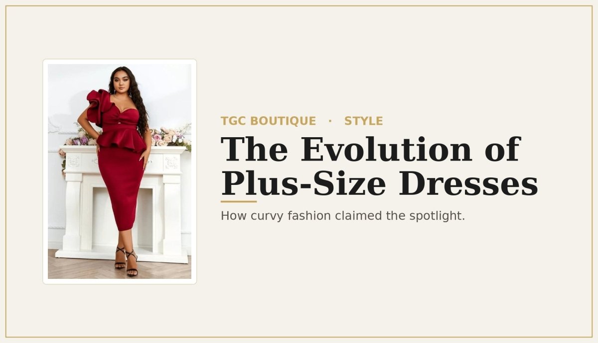 The Evolution of Sexy Plus Size Dresses in Fashion Industry - TGC Boutique