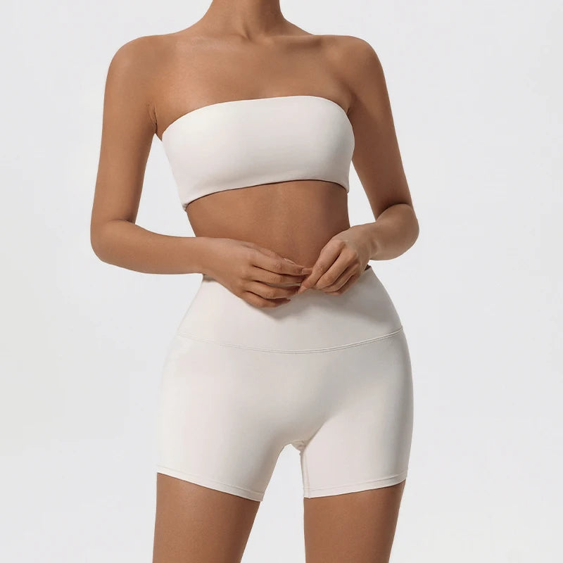 Ivory workout set colour swatch, front view