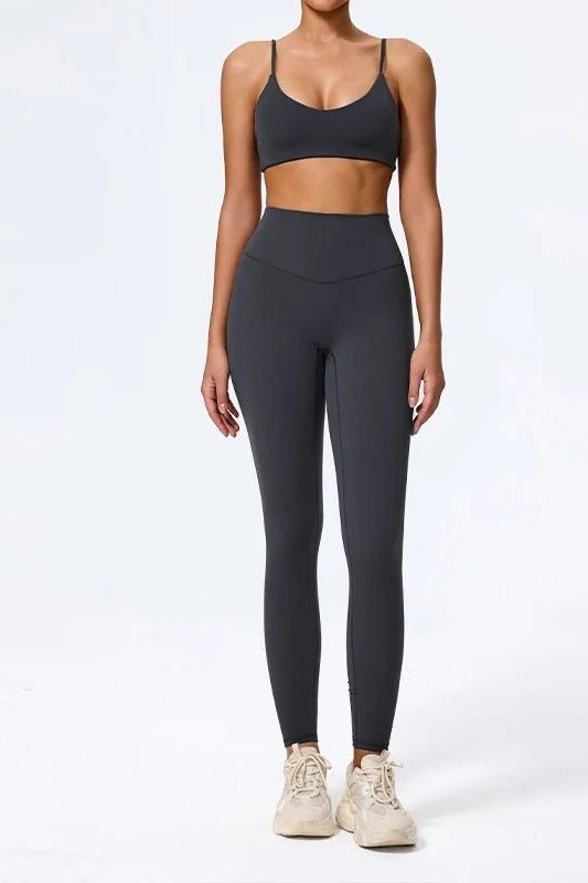 High Waisted Leggings for Women with a Matching Sports Bra - TGC Boutique - Activewear Sets