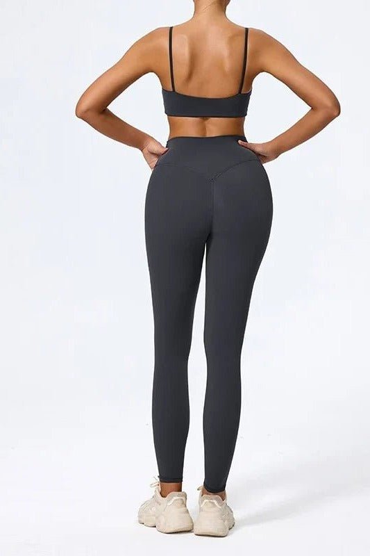 High Waisted Leggings for Women with a Matching Sports Bra - TGC Boutique - Activewear Sets