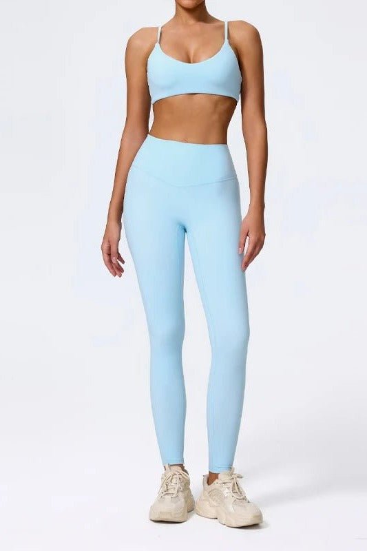 High Waisted Leggings for Women with a Matching Sports Bra - TGC Boutique - Activewear Sets
