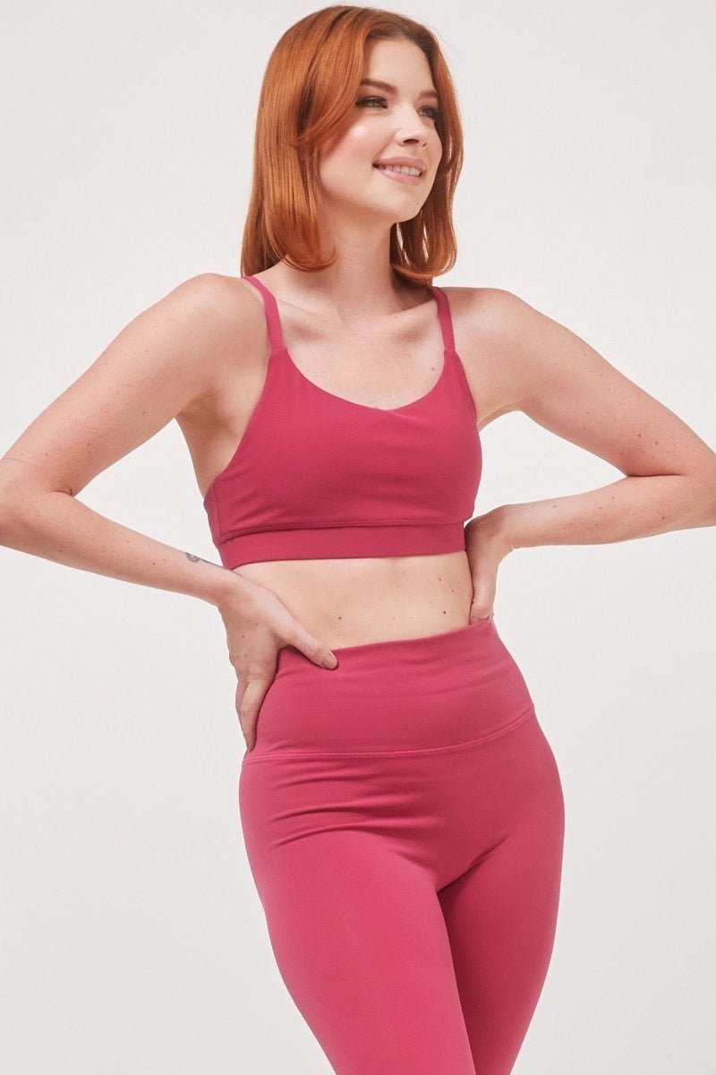 Low Impact Sports Bra with Thin Straps, Yoga Bra - TGC Boutique - Activewear