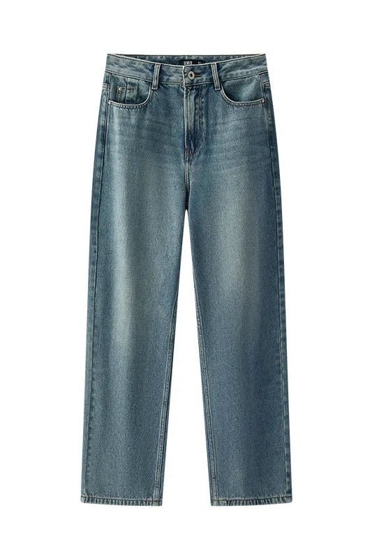 Straight Leg Jeans for Women, Mid Rise Straight Jeans - TGC Boutique - Jeans