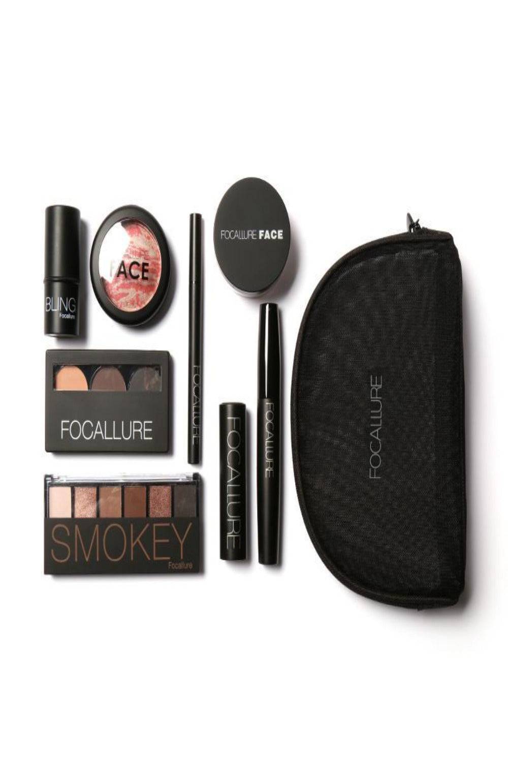 8 Pcs Cosmetic Set With Makeup Bag - TGC Boutique - Makeup Set