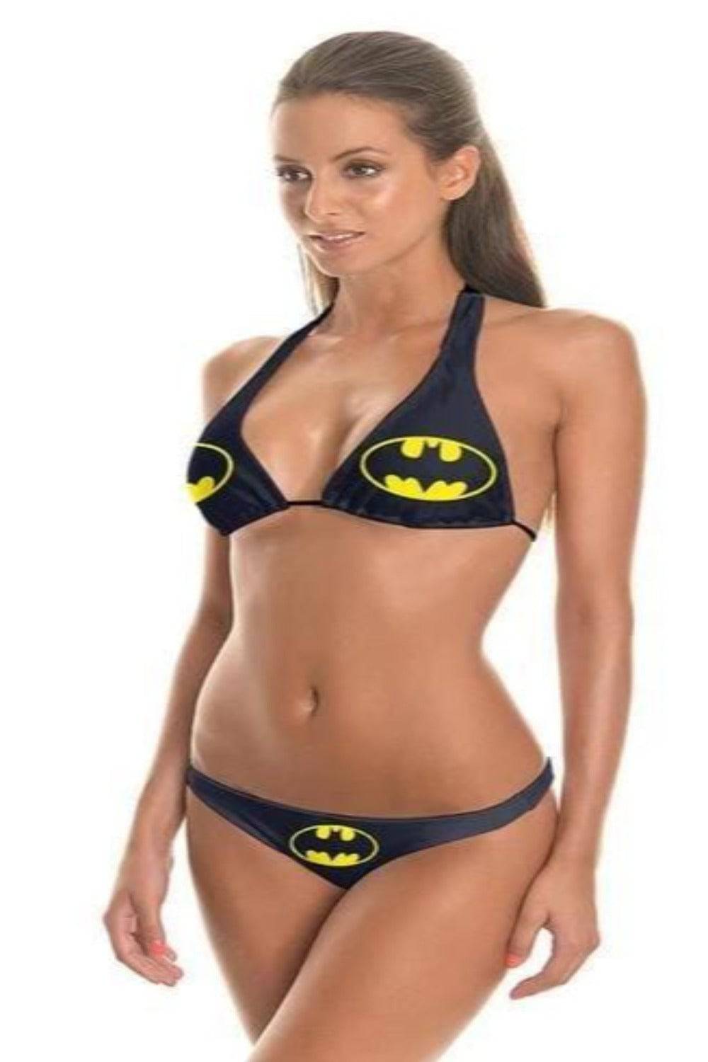 Batman Bikini - Black - TGC Boutique - Swimsuit