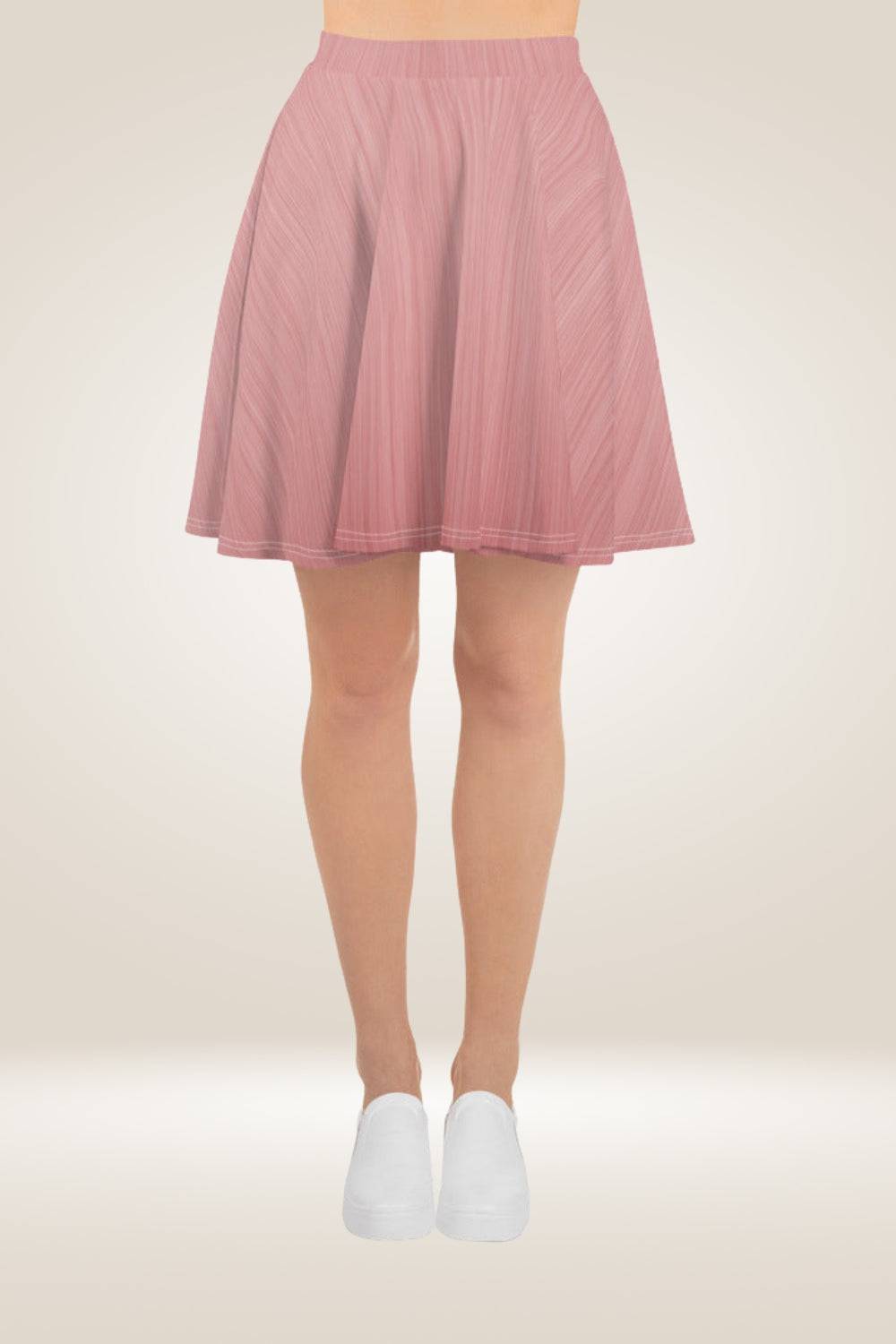 blush Metallic Pink Skater Skirt - TGC Boutique - Skirt