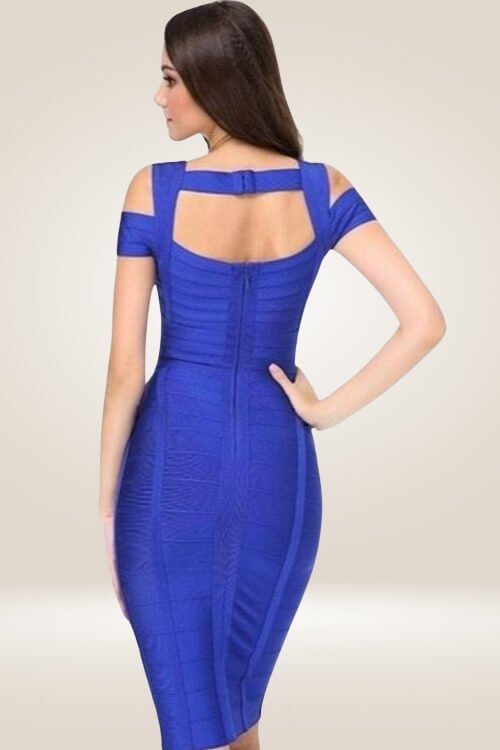 Body Contour Blue Bandage Dress - TGC Boutique - Bandage Dress