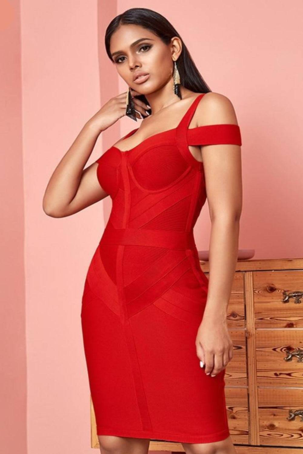 Bustier bandage outlet dress