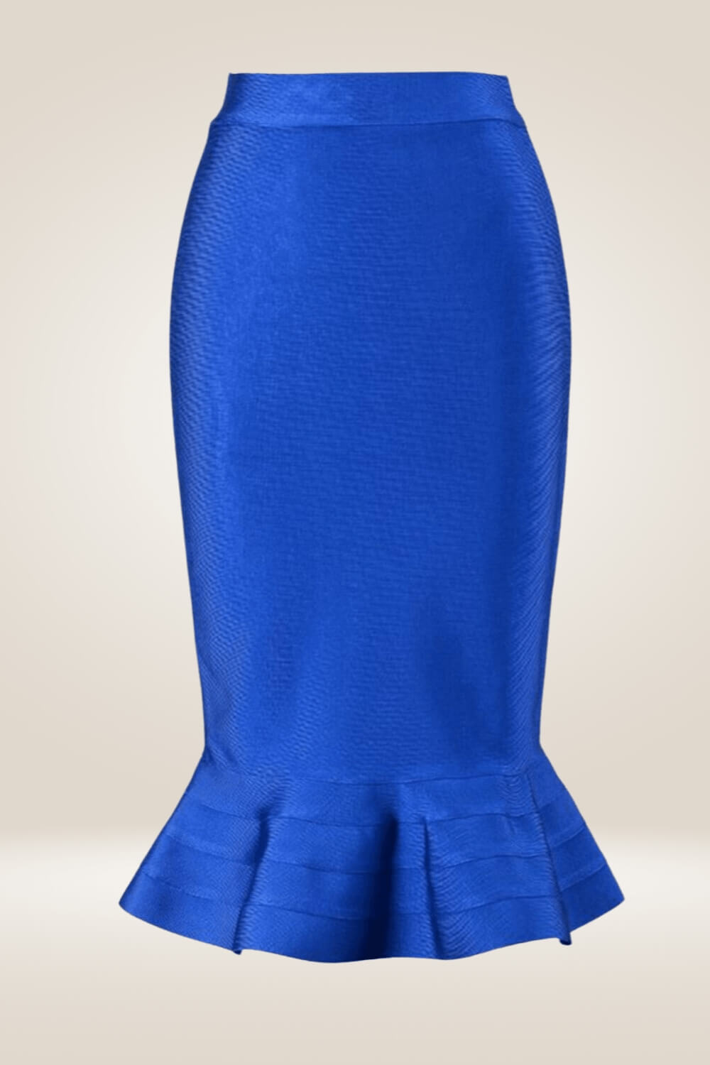 Bodycon Mermaid Blue Midi Skirt - TGC Boutique - Bodycon skirt
