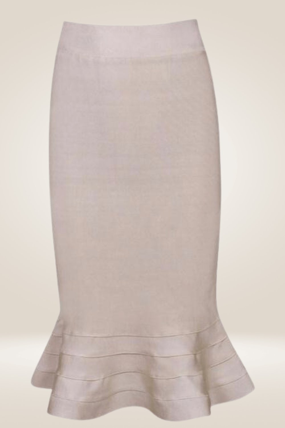 Bodycon Mermaid Ruffle Midi Skirt - TGC Boutique - Bodycon skirt