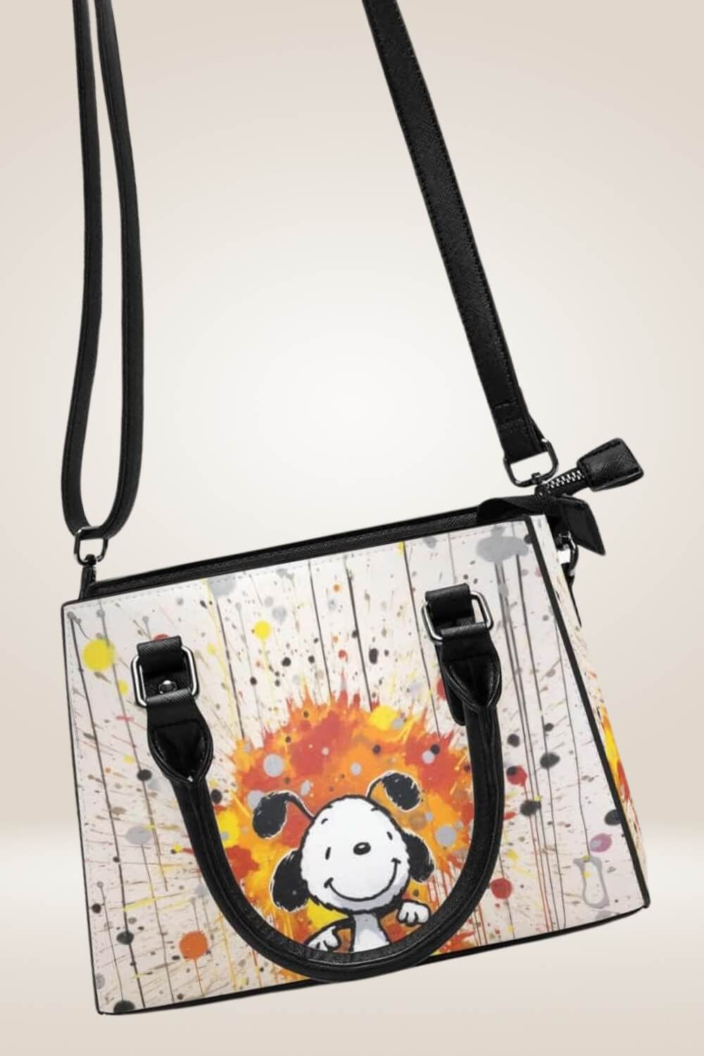 Cartoon Animal Graffiti White Bag - TGC Boutique - Satchel Handbag