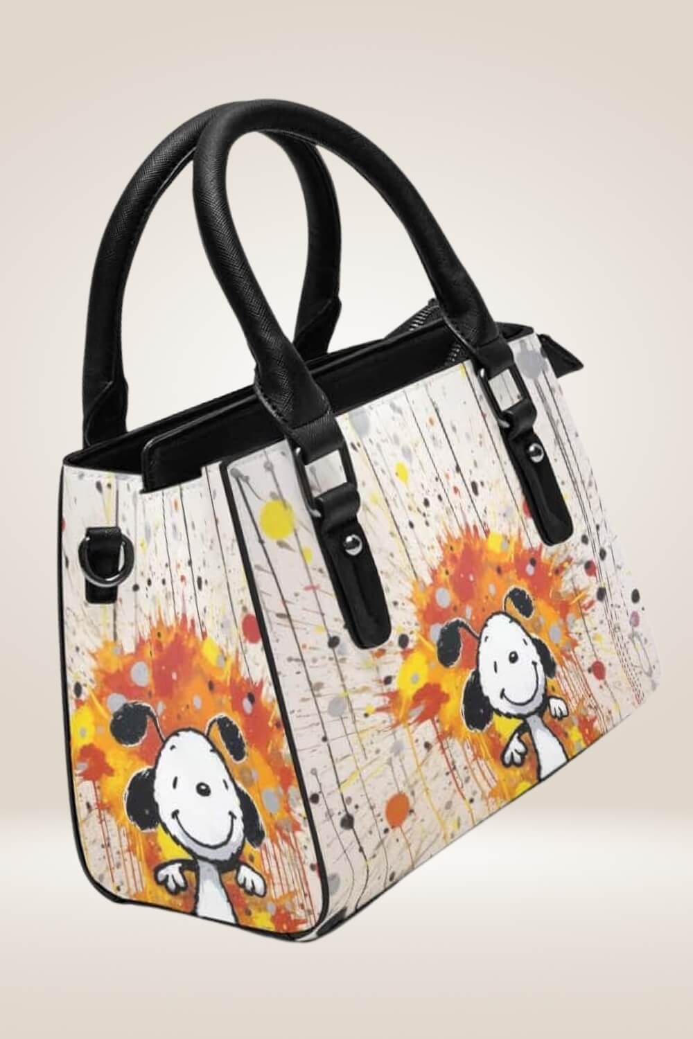 Cartoon Animal Graffiti White Bag - TGC Boutique - Satchel Handbag