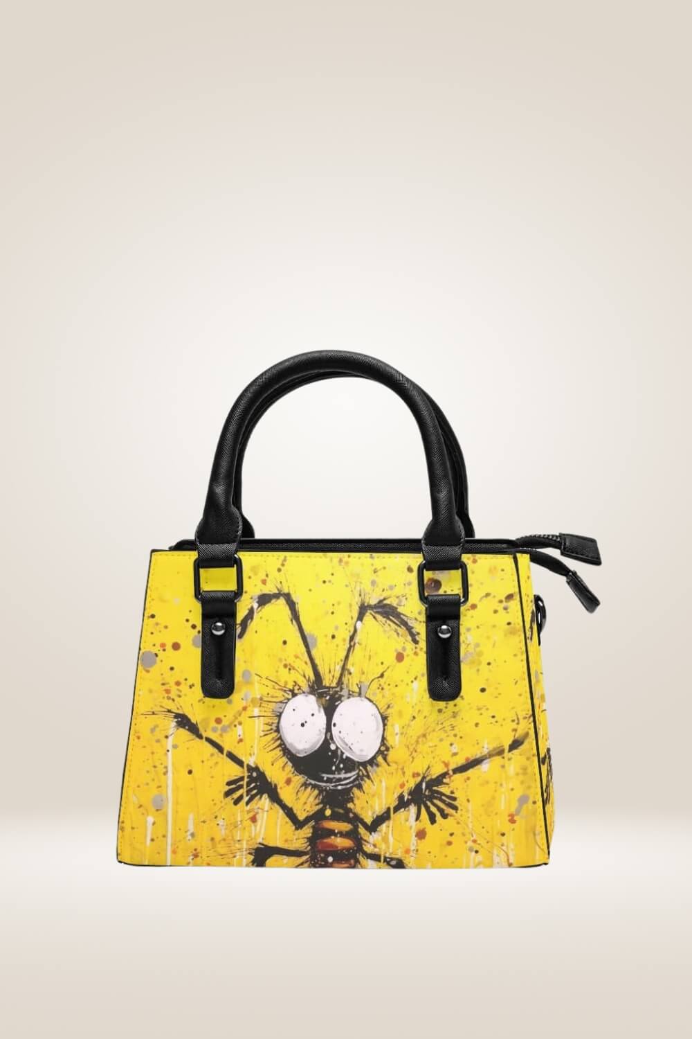 Cartoon Bee Yellow Satchel Bag - TGC Boutique - Satchel Handbag