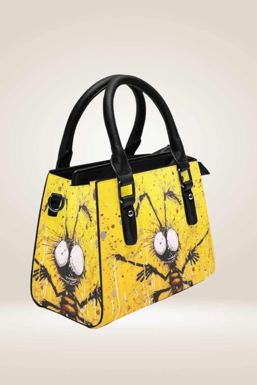 Cartoon Bee Yellow Satchel Bag - TGC Boutique - Satchel Handbag