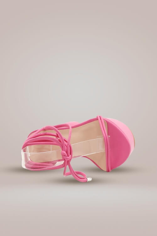 Chucky Platform High Heel Pink Sandals - TGC Boutique - Shoes
