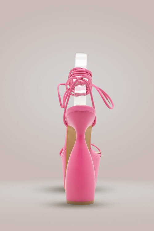 Chucky Platform High Heel Pink Sandals - TGC Boutique - Shoes