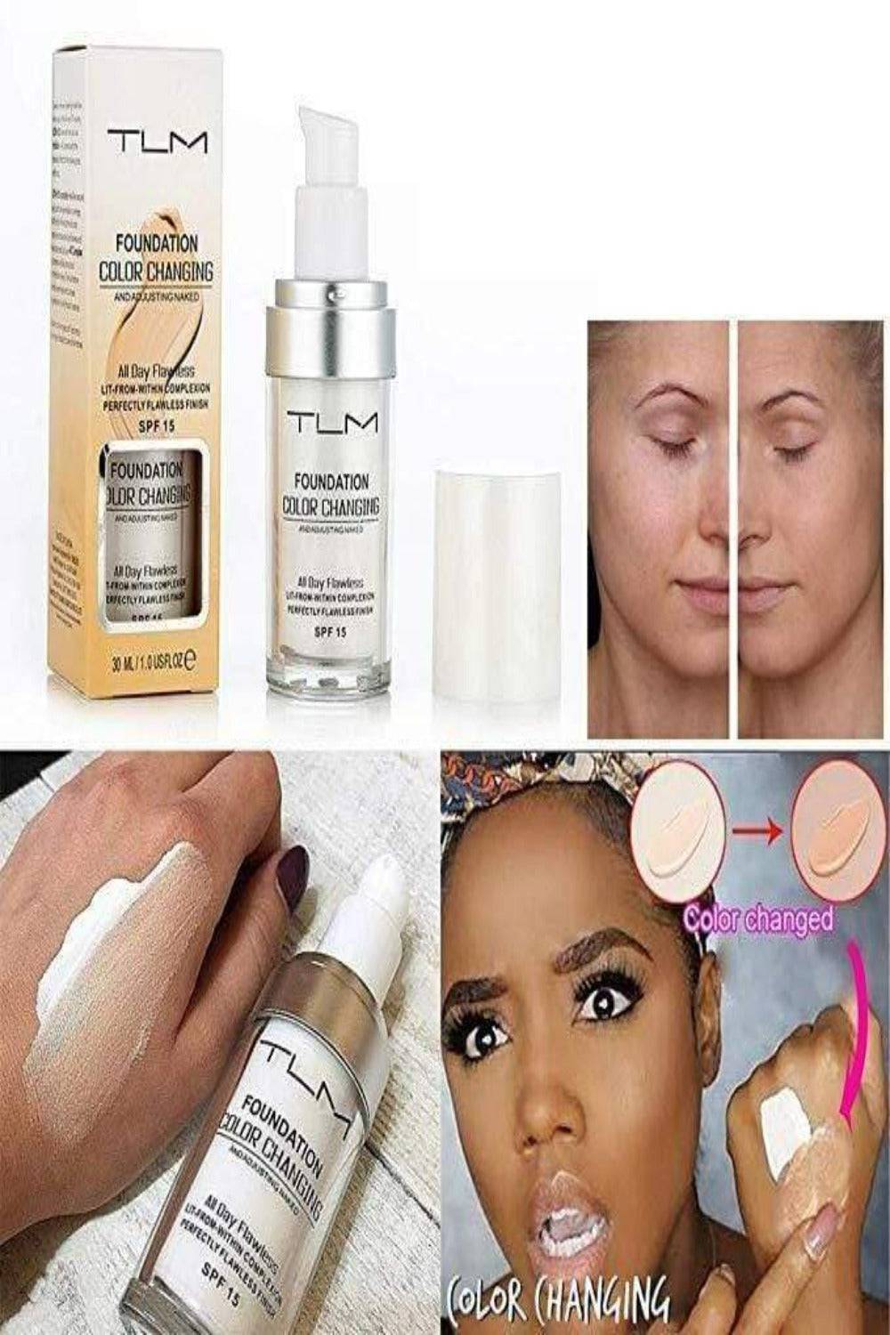 Color Changing Foundation - ONE SHADE FITS ALL - TGC Boutique - Makeup Foundation
