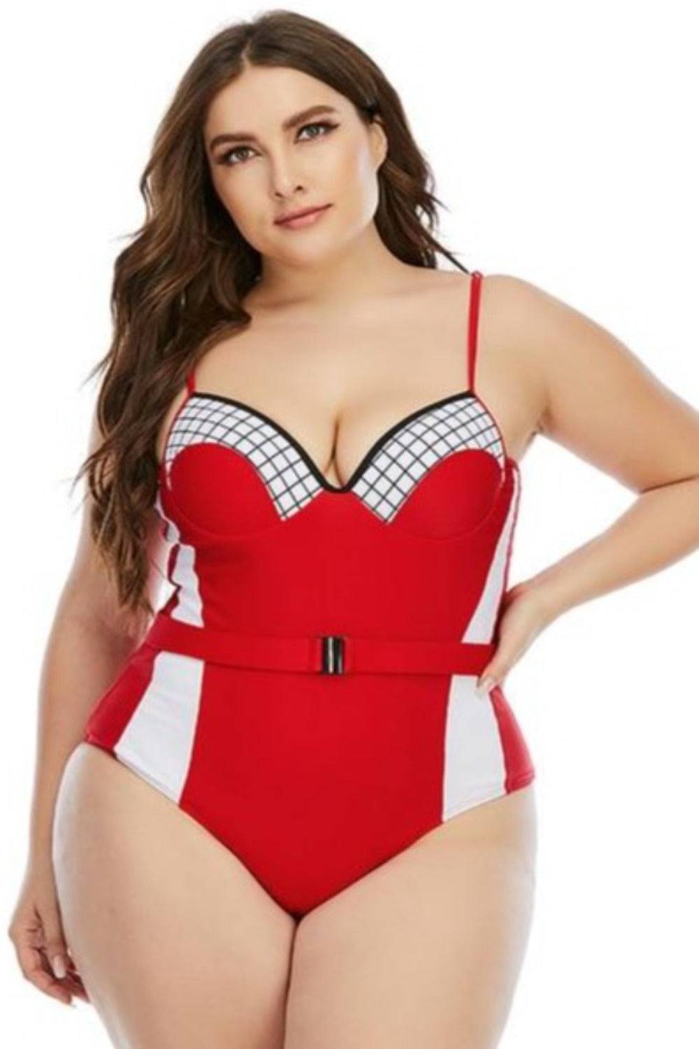 Corset One Piece Bandage Plus size Swimsuit TGC Boutique