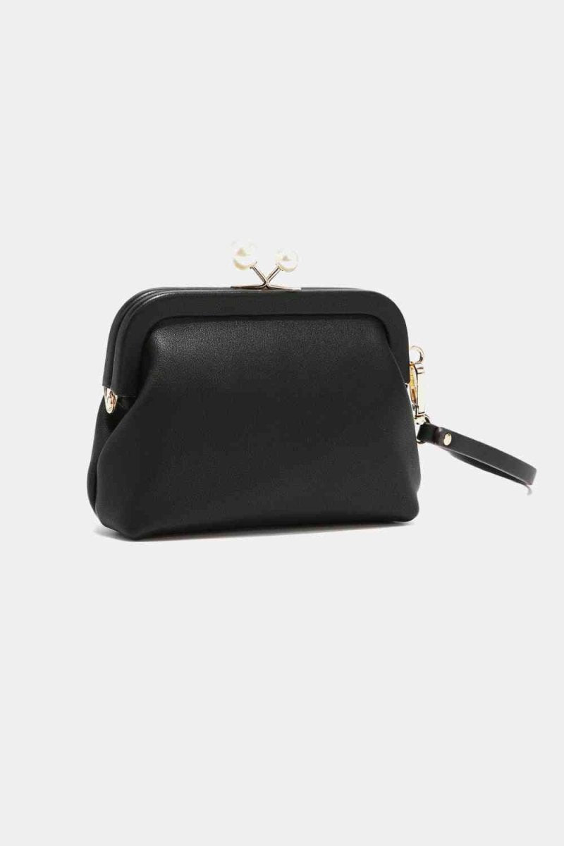 Elise Pearl Vegan Leather Coin Purse - TGC Boutique - Handbags