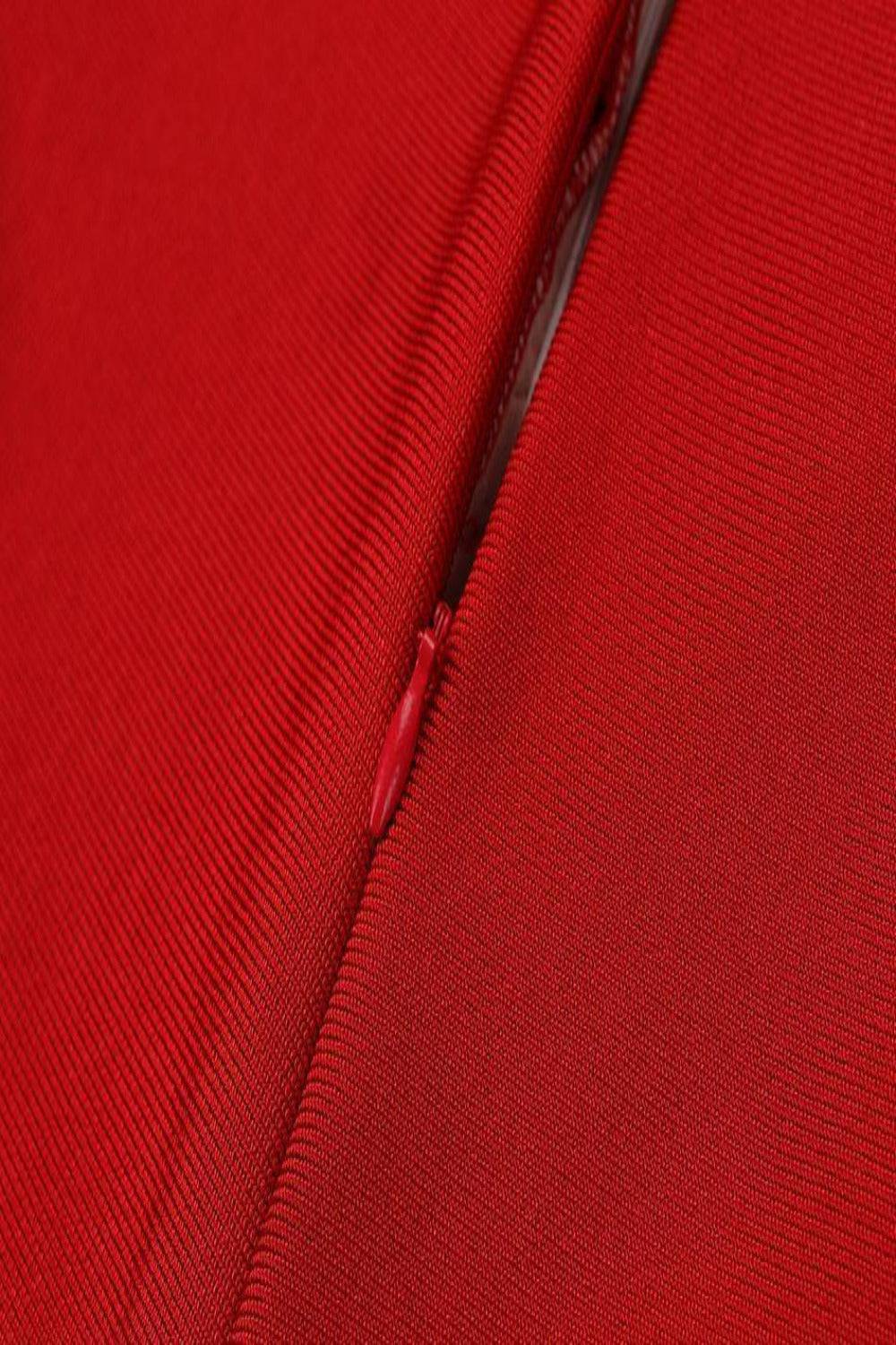 Feather Long Sleeve 2 Piece Red Jumpsuit Set - TGC Boutique - 2 Piece Set